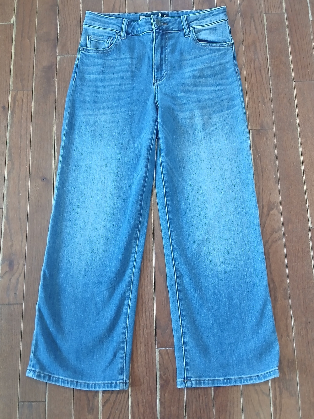 Kut from the Kloth Light Blue Wide Leg Jeans Sz 2 Back To School Fall Denim